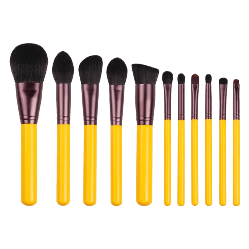11pc Complete Makeup Brush Set for Beginners