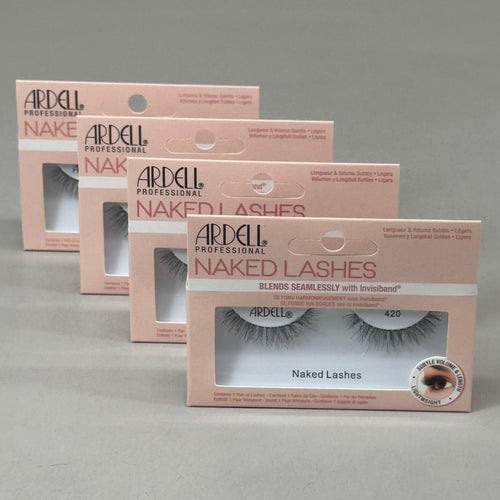 Ardell Naked Natural Lashes – Invisiband®, Black 420, 4 Pairs