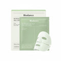 Biodance Refreshing Sea Kelp Real Deep Mask packaging with a white mask on a light green background