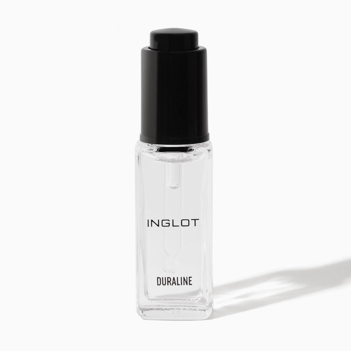 Inglot makeup product with black cap on a white background
