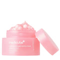 Pink collagen capsule cream jar with Medicube branding on a white background