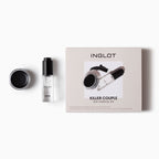 INGLOT eye makeup set with packaging on a white background