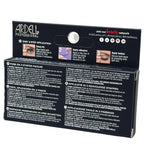 Ardell lash application instructions on a packaging box with a gray background