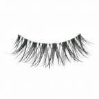 Pair of false eyelashes labeled 'Wispies' on a white background