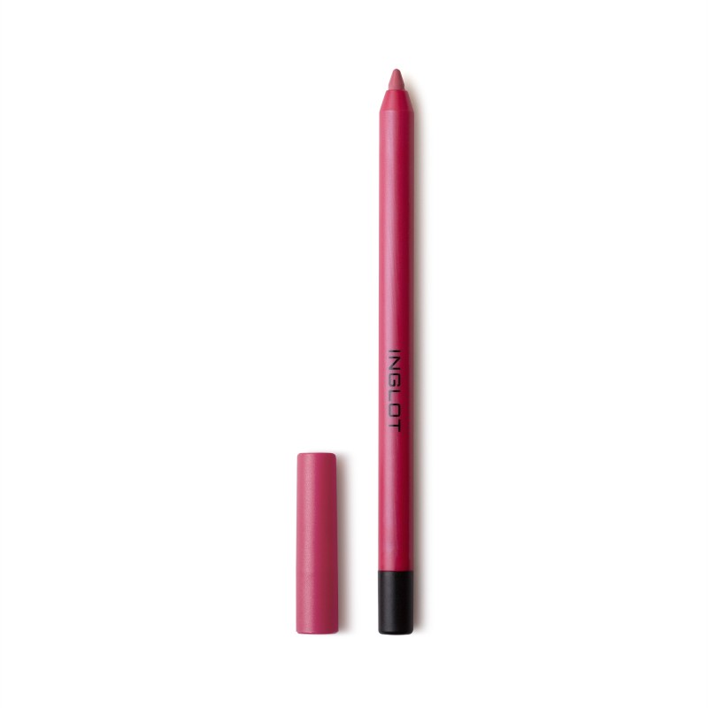 Lip liner with black cap on a white background