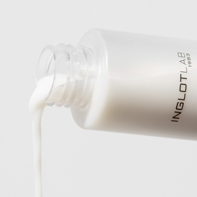 Close-up of an Inglot Lab product with a white background